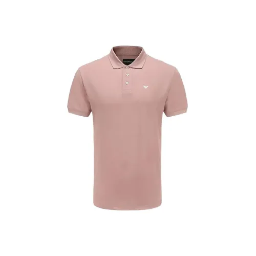 EMPORIO ARMANI Polo Shirts Men Pink