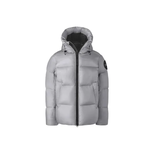 Canada Goose Crofton Down Jackets Men Silver Birch