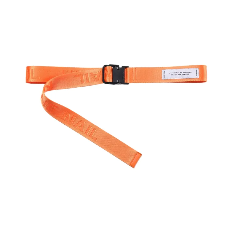 NINE NAIL Double Ring Buckle Nylon Canvas Belts Unisex Width 3.7cm-27