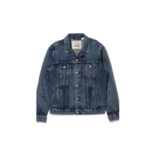 Levis Denim Jackets Men Blue