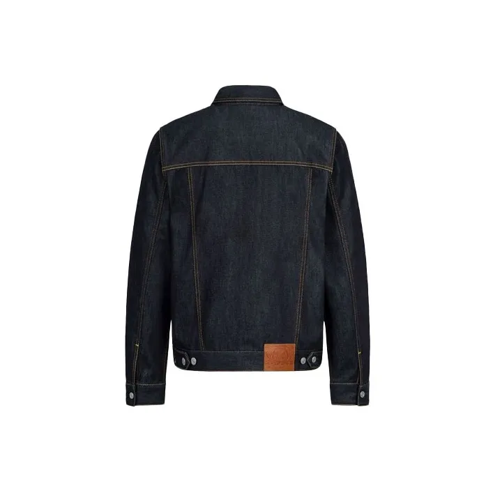 EVISU Denim Jackets Men Denim Blue-1