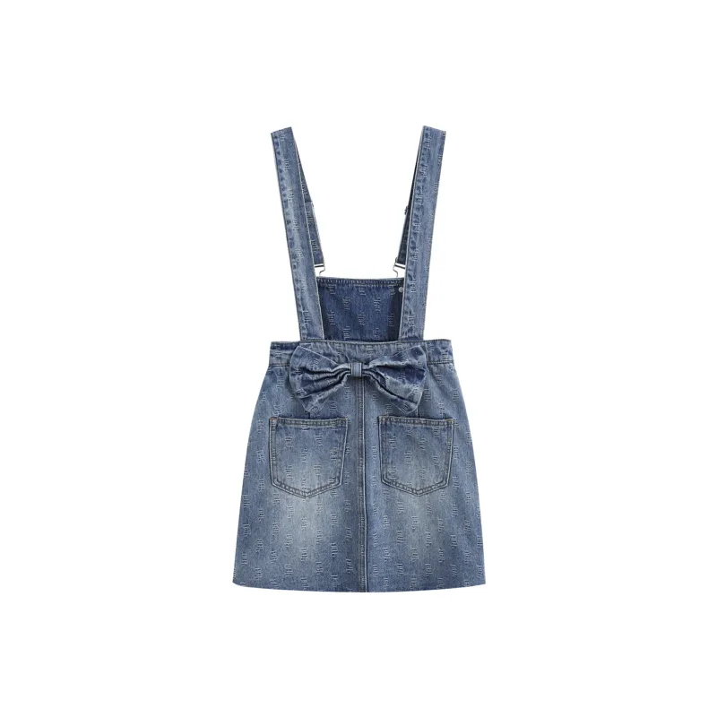 KLDINOR Denim Short Skirts Women's Light Blue-1