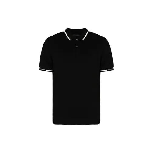 EMPORIO ARMANI Polo Shirts Men Black