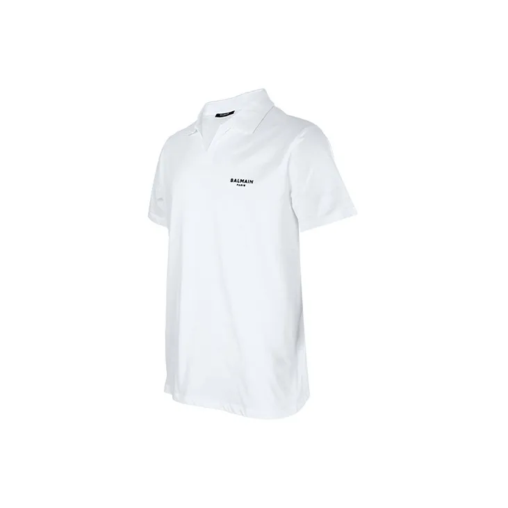 BALMAIN Polo Shirts Men White-2