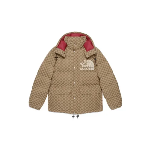 The North Face GUCCI X The North Face Down Jackets Men Brown