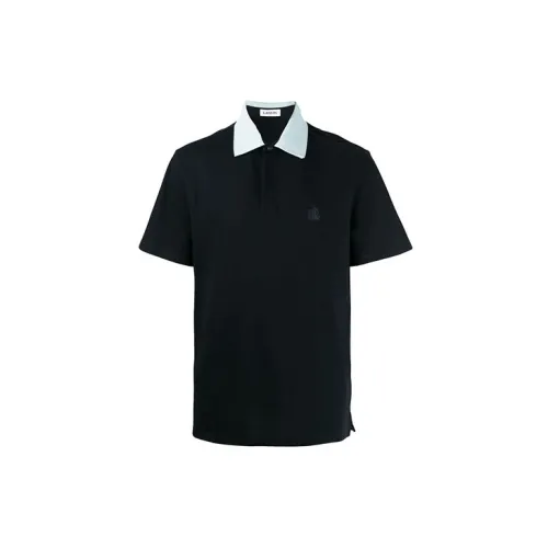 Lanvin Polo Shirts Men Blue