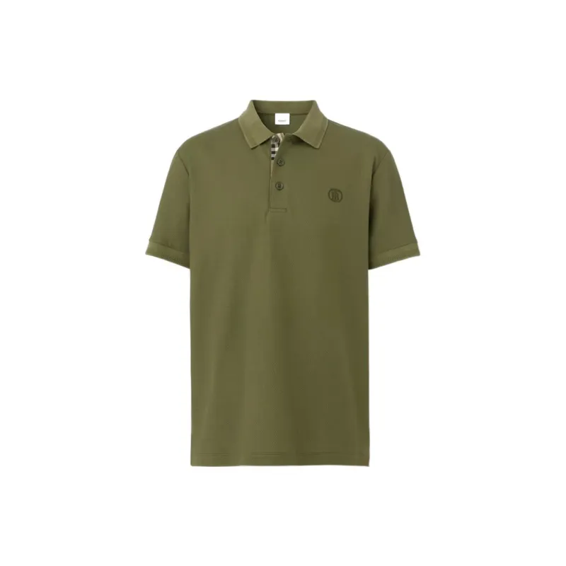 Burberry Check Trim Polo Shirt-0