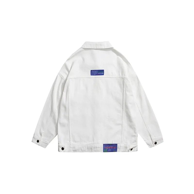 JASONWOOD Cowboy On The Run Fall Winter Denim Jacket Unisex-9