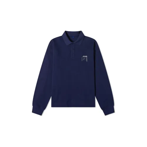 ADER ERROR Polo Shirts Unisex Blue