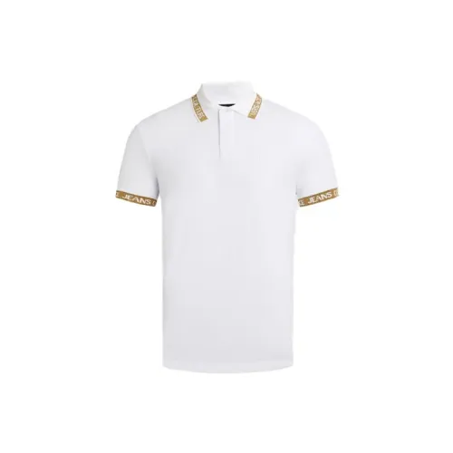 VERSACE JEANS COUTURE Polo Shirts Men White