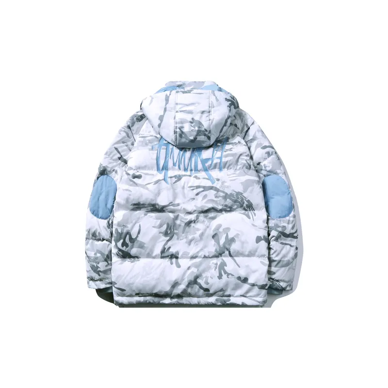 Guuka Down Jacket Coat Unisex Light Gray-1