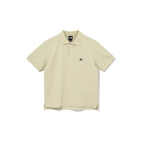 New Era Polo Shirts Men Cream