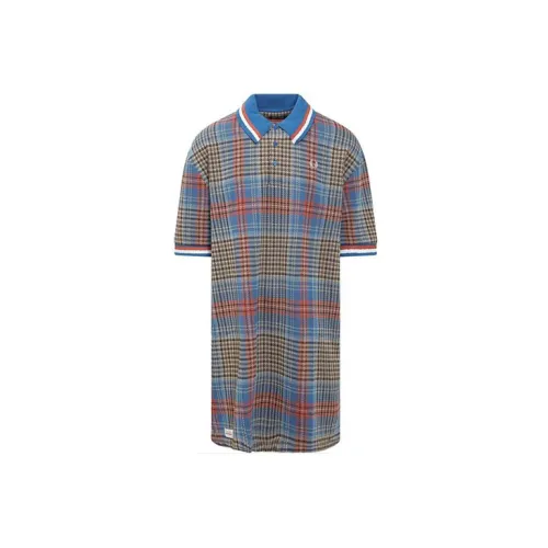 RAF SIMONS Polo Shirts Men Blue