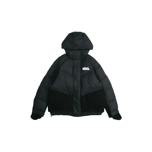 Sacai X Nike Down Jackets Men Black