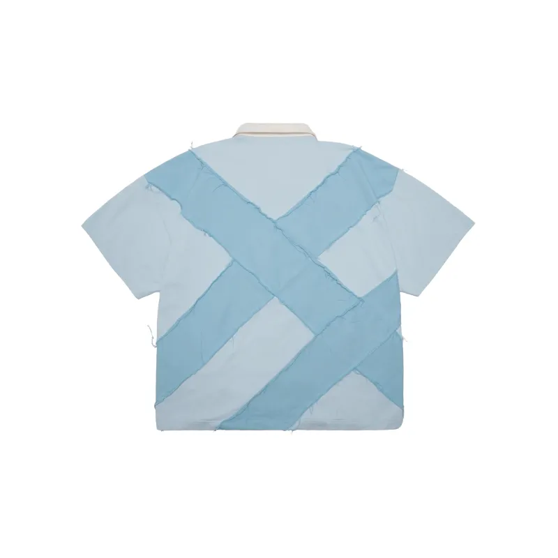 UNVESNO Polo Shirts Unisex Blue-1