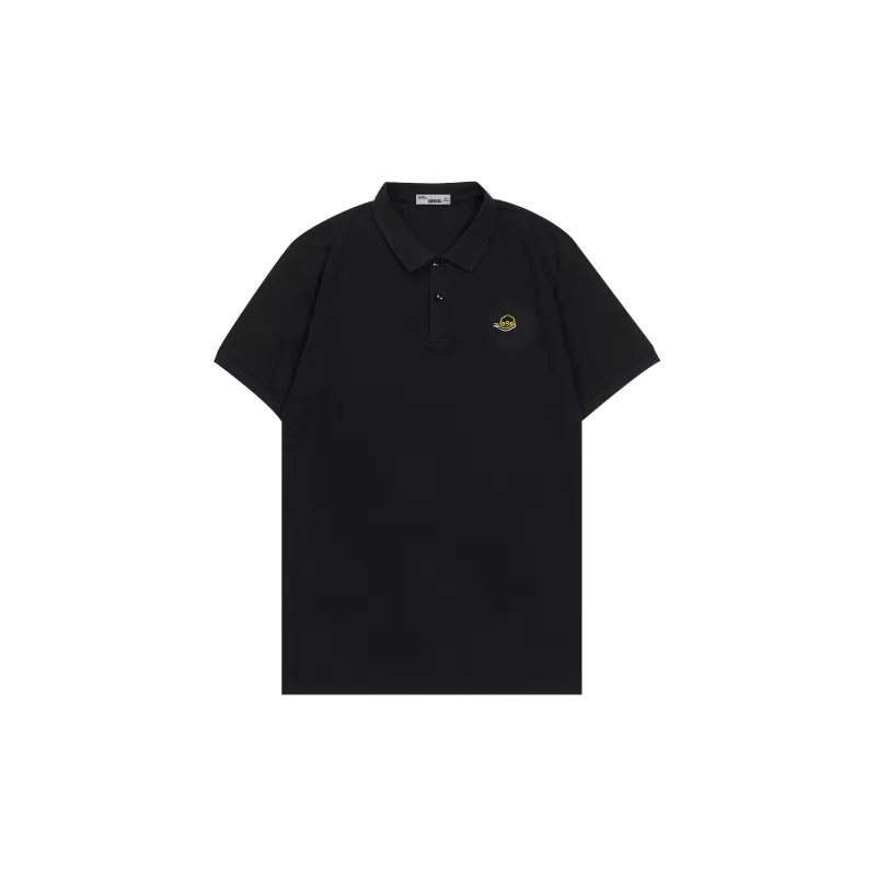 GUKUUL Polo Shirts Men Obsidian Black-1