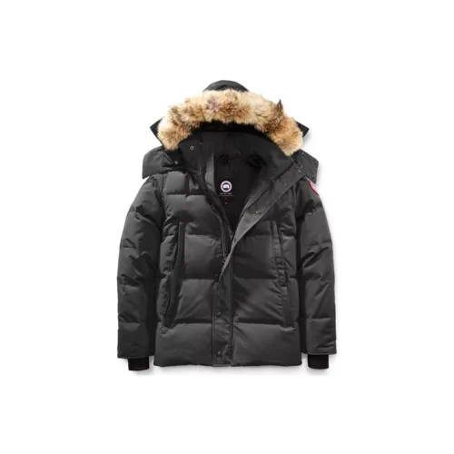 Canada Goose Wyndham Series Down Jackets Men Gray