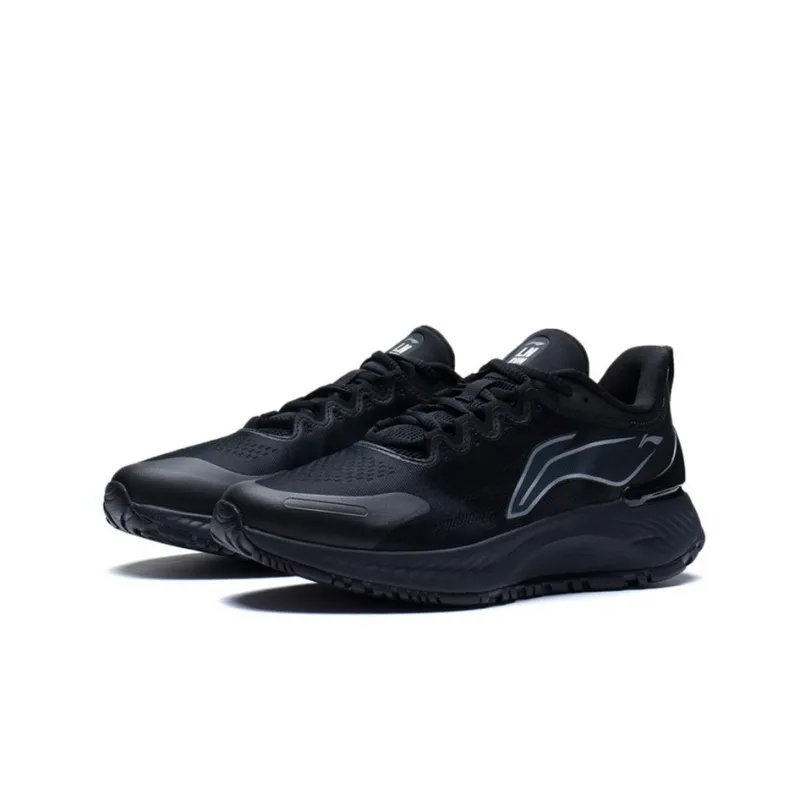 LINING YueYing Element Running Shoes Men Low Top Black/White-2