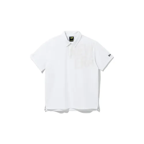 New Era Polo Shirts Men White