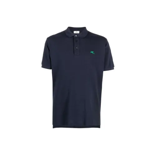 ETRO Polo Shirts Men Blue