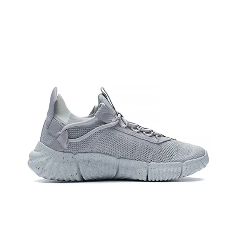 LiNing Goku Cushioned Anti Slip Wear Resistant Breathable Lightweight Low Top Casual Shoes Women's Gray-1
