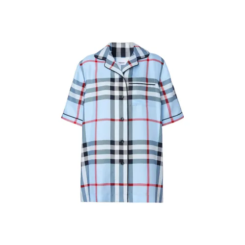 Burberry Shirts Women's Light Blue