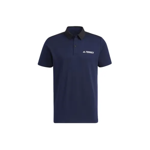 Adidas Polo Shirts Men Navy