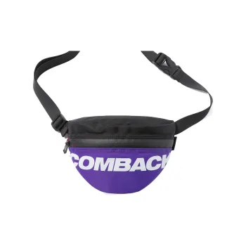 COMBACK Polyamide Shoulder Bag, Crossbody Bag Trumpets Unisex Black Purple/Khaki Blue/Black Gray/Blue Green Patchwork