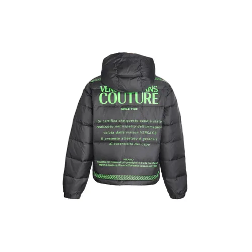 VERSACE JEANS COUTURE Down Jackets Men Black