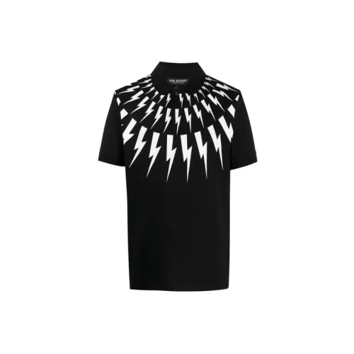 Neil Barrett Polo Shirts Men Black