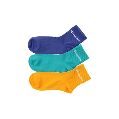 Champion Wmns Logo Socks 3 Packs Multicolor