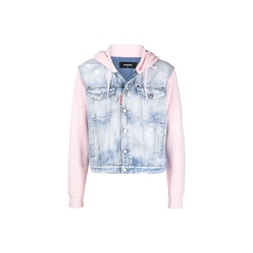 DSQUARED 2 Denim Jackets Men Pink