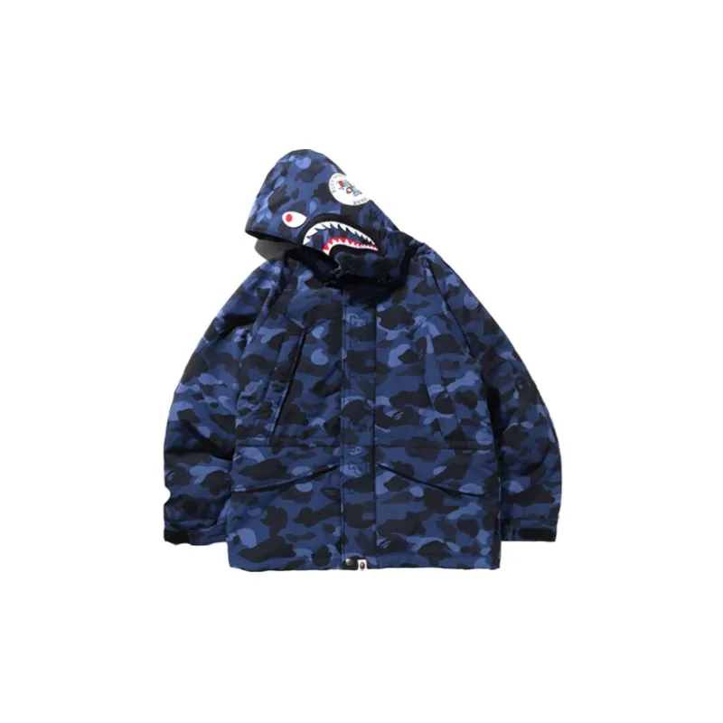 Bape Color Camo Shark Snowboard Jacket-5