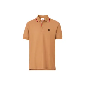 Burberry SS22 Polo Shirt Men's Camel