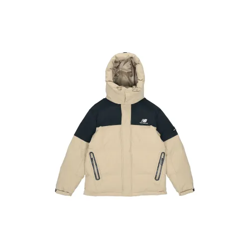 New Balance Down Jackets Men Apricot Cream