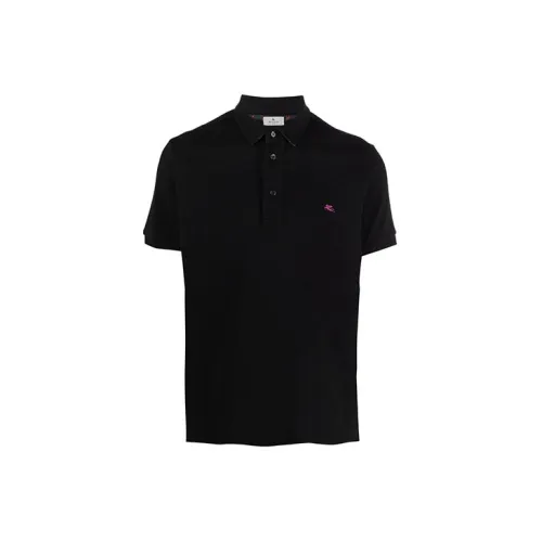 ETRO Polo Shirts Men Black