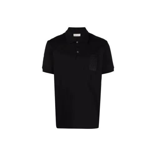 McQ Alexander McQueen Polo Shirts Men Black