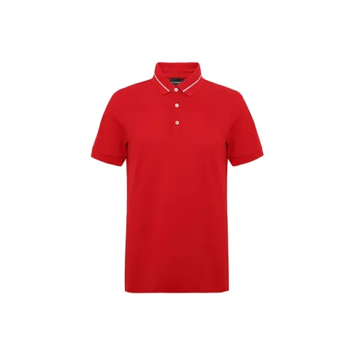 EMPORIO ARMANI Polo Shirts Men Red