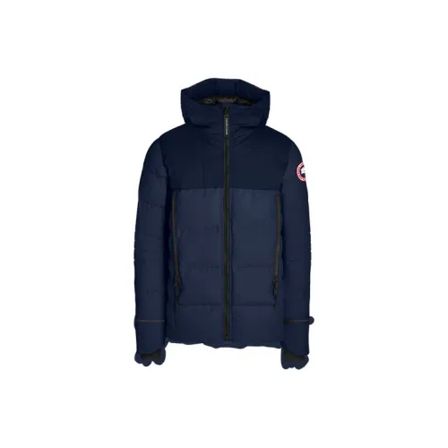 Canada Goose HyBridge Down Jackets Men Elegant Ocean Blue