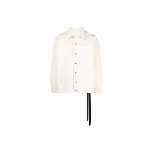 Rick Owens DRKSHDW Denim Jackets Men White