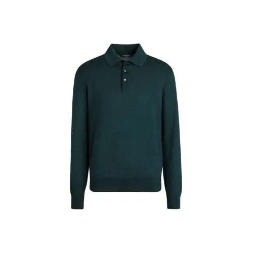 Ermenegildo Zegna Polo Shirts Men Green