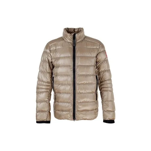 Canada Goose Crofton Down Jackets Men Light Brown