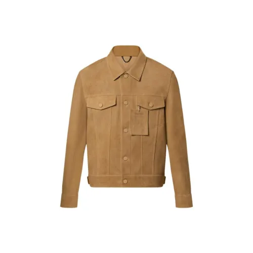 LOUIS VUITTON New Quarterly Products Of LV Denim Jackets Men Yellow