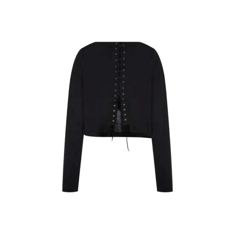 PRADA Crop Tops Women's Black-1