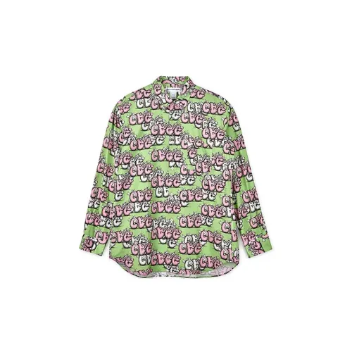 Kaws X CDG Shirts Women's Green