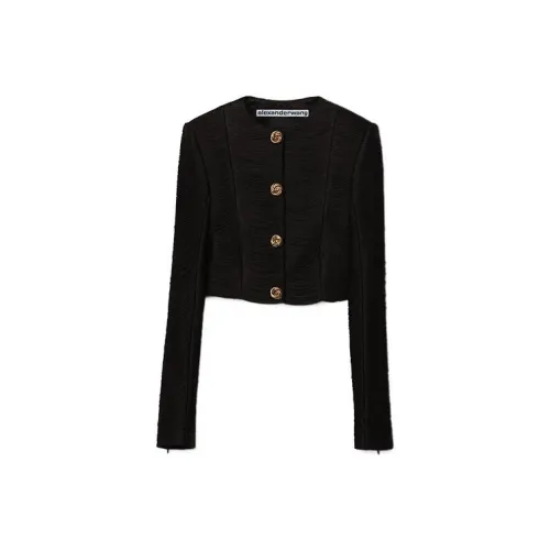 Alexander Wang Cropped Coats Women's Black