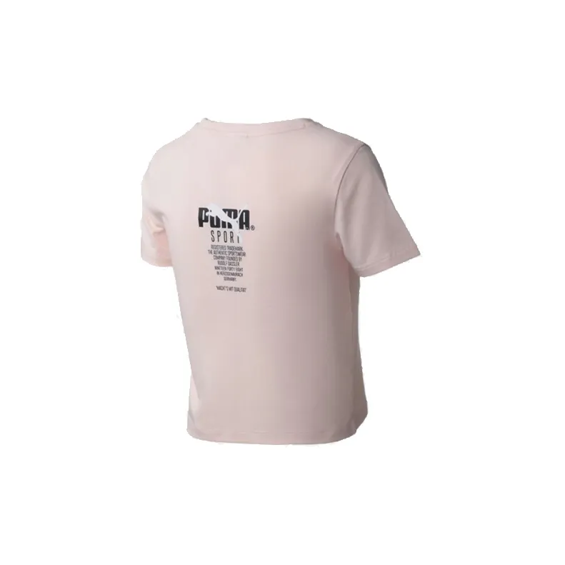PUMA Crop Tops Women's Pink-1