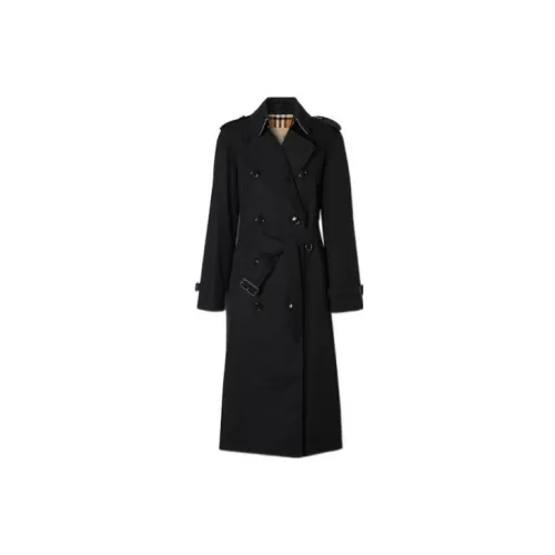 Burberry Trench Coats Women's Black