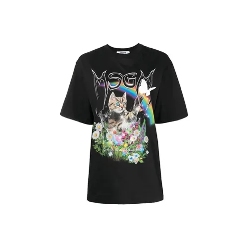 MSGM T-Shirts Women's Black