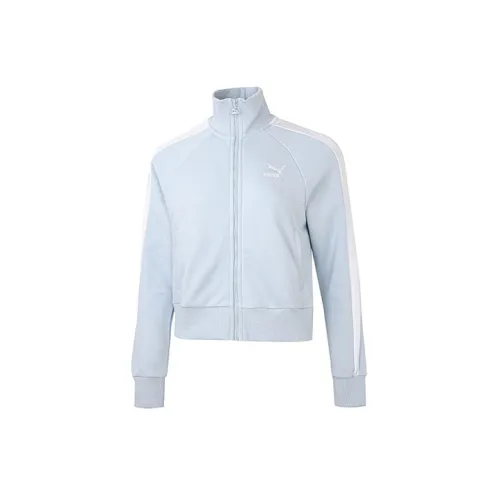 PUMA Jackets Women's Light Blue